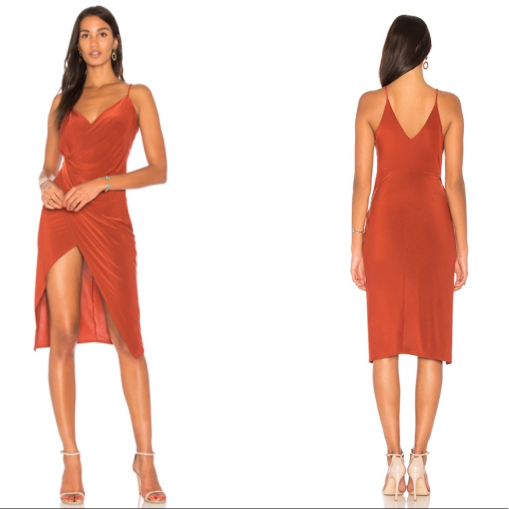Donna Mizani x ROVOLVE Leona Dress in Copper